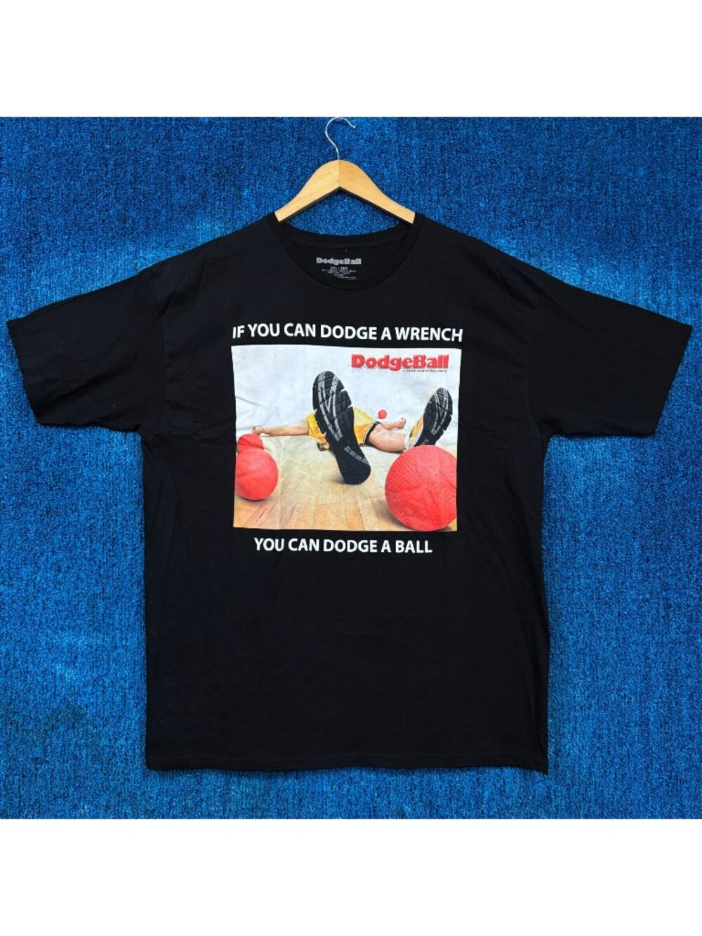 Dodgeball A True Underdog Story Theatrical Poster Tee 2XL
